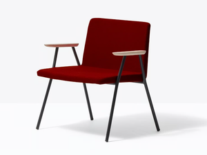 OSAKA METAL 5729 - Upholstered fabric easy chair - Armchair by Pedrali
