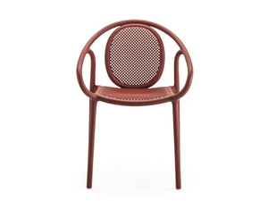 REMIND 3735R - Stackable polypropylene chair with armrests - Chair by Pedrali