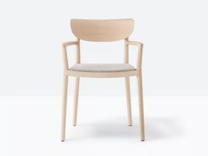 TIVOLI 2807 - Upholstered ash chair with armrests - Chair by Pedrali