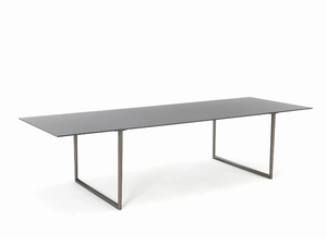 TOA TABLE - Rectangular Fenix-NTM® and aluminium table - Table by Pedrali