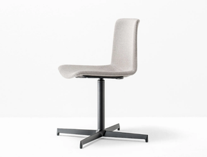 TWEET 893F/2 - Upholstered with 4-spoke base chair - Chair by Pedrali