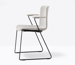 TWEET 898/2 - Sled base chair with armrests - Chair by Pedrali