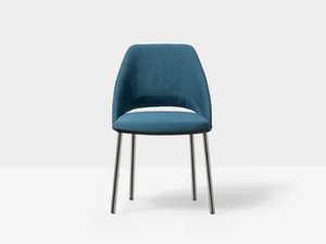 VIC METAL 657 - Upholstered fabric chair - Chair by Pedrali