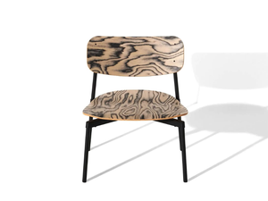 FROMME - Stackable Alpi wooden easy chair - Armchair by Petite Friture