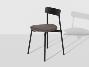 FROMME - Stackable chair with fabric seat - Chair by Petite Friture