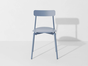 FROMME - Stackable powder coated aluminium chair - Chair by Petite Friture