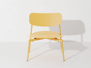 FROMME - Stackable powder coated aluminium easy chair - Armchair by Petite Friture