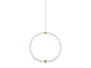 UNSEEN - LED brass and plycarbonate pendant lamp - Ceiling lamp by Petite Friture