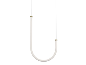 UNSEEN - LED brass and polycarbonate pendant lamp - Ceiling lamp by Petite Friture