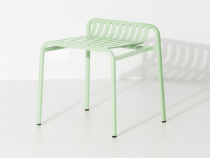 WEEK-END - Low powder coated aluminium garden stool - Stool by Petite Friture