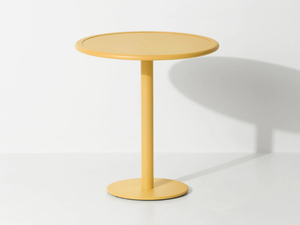 WEEK-END - Round powder coated aluminium garden table - Table by Petite Friture