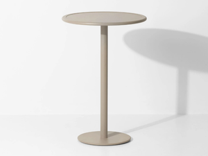 WEEK-END - Round powder coated aluminium high table - Table by Petite Friture