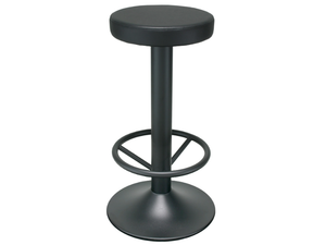 2002 - Cast iron stool with footrest - Stool by PF Stile