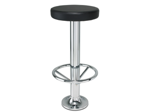 414 - Steel stool with footrest - Stool by PF Stile