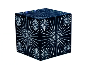 BALÙ - With light square steel pouf - Pouf by PF Stile