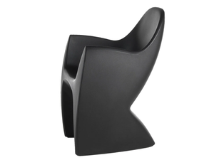 LOUNGE - Polyethylene garden chair with armrests - Chair by PF Stile
