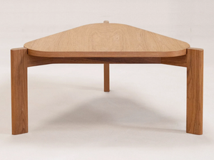 COFFEE TABLE - THREE LEGGED - Triangular wooden high side table - Coffee table by Phantom Hands