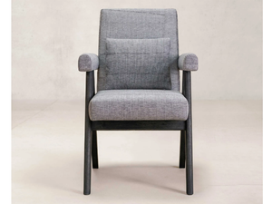 KESA SLATE - Fabric armchair with armrests - Armchair by Phantom Hands