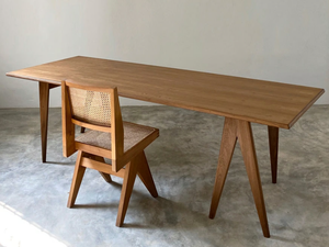 X + L 06 TRESTLE - Rectangular teak table - Table by Phantom Hands