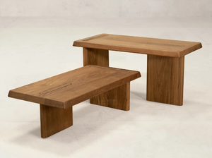 X + L 08 - Low rectangular teak coffee table - Coffee table by Phantom Hands