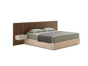 CHANNELED WALL PANELS - Wooden headboard - Bed frame by PIANCA