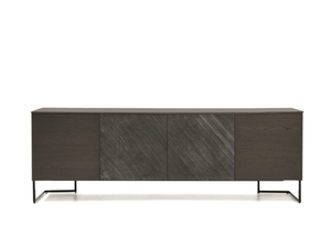 GRAFICA - Wooden sideboard with doors - Cabinet by PIANCA