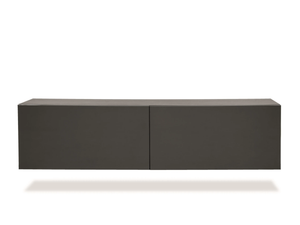 PEOPLE - Wooden sideboard with coplanar doors - Cabinet by PIANCA