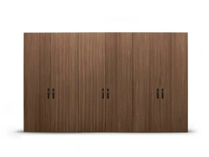 PLANA - Lacquered wooden wardrobe - wardrobe by PIANCA