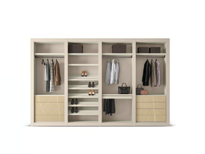 SIPARIO - Sectional wooden walk-in wardrobe - wardrobe by PIANCA