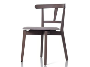 AMBRA 01 C1 - Solid wood chair with integrated cushion - Accessories by PIANI