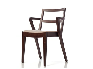 ARENA 00 A1 - Solid wood chair with integrated cushion - Accessories by PIANI