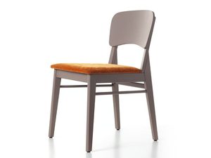 ASIA 01 C1 - Solid wood chair with integrated cushion - Accessories by PIANI
