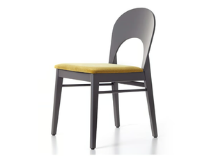 ASIA 02 C1 - Solid wood chair with integrated cushion - Accessories by PIANI