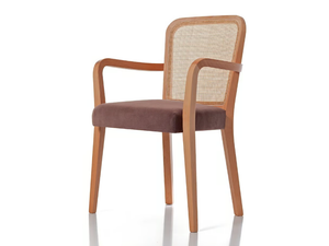 DÉJÀ-VU 00 A4 - Solid wood chair with armrests - Chair by PIANI