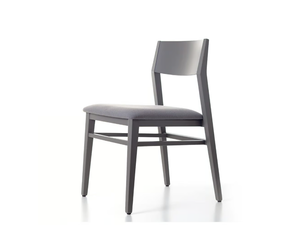 JIMMY 02 C1 - Stackable solid wood chair with integrated cushion - Accessories by PIANI