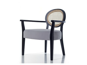 OPERA 00 L4 - Medallion fabric easy chair with armrests - Armchair by PIANI