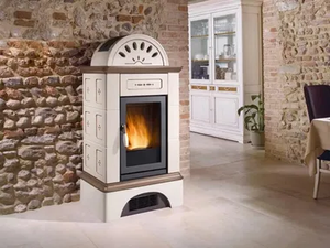BRUNICO - Pellet faïence stove - Other by Piazzetta