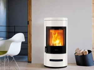 E929 M - Wood-burning wall-mounted stove for air heating Class A+ - Other by Piazzetta