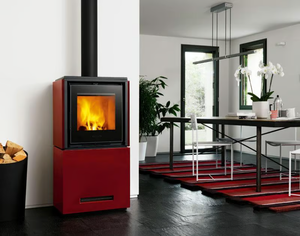 QUBE 2 - Wood-burning stove - Other by Piazzetta