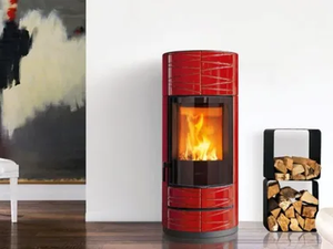 ROUND-M - Wall-mounted stove for air heating Class A+ - Other by Piazzetta