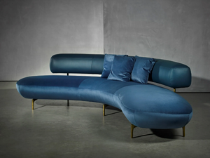ELLA LIVING - Curved fabric sofa - Sofa by Piet Boon