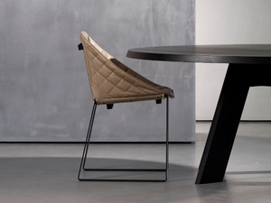 KEKKE LIVING - Sled base upholstered chair - Chair by Piet Boon