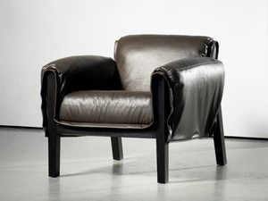 KENT - Upholstered armchair with armrests - Armchair by Piet Boon