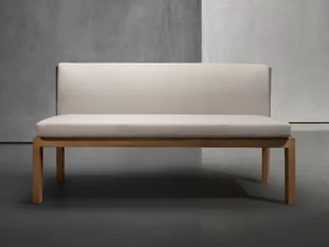 TIMME - Fabric garden bench with back - Bench by Piet Boon