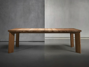 TIMME - Rectangular wooden garden table - Table by Piet Boon