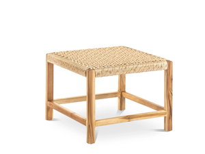 DANOUT - Square teak garden side table - Side table by Pilma