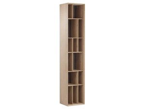 EPURE - Open freestanding oak bookcase - Cabinet by Pilma