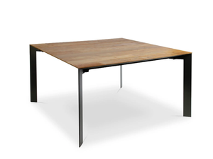 FUSION - Square teak table - Table by Pilma