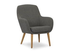 NIMES - Fabric easy chair with armrests - Armchair by Pilma