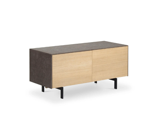 XENA - Low oak TV cabinet - Cabinet by Pilma